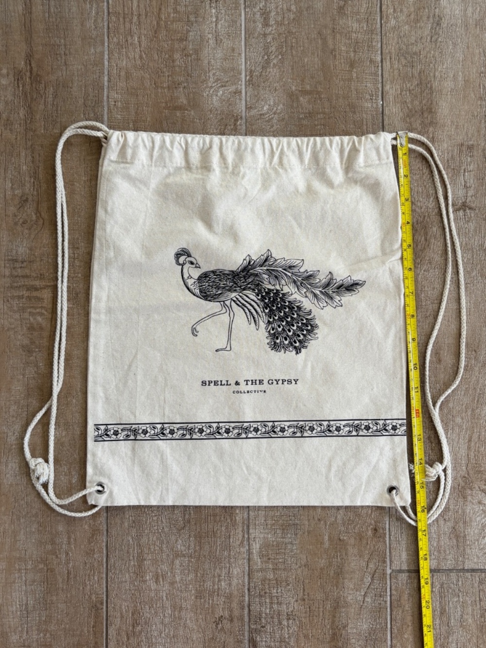 Spell & the Gypsy Canvas Drawstring Backpack - Picture 5 of 5
